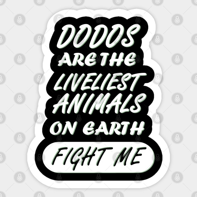 funny dodo saying conspiracy bird Sticker by FindYourFavouriteDesign